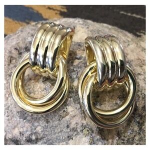 PAVOI Gold Studded Earrings in Box